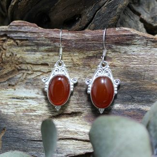 Pendientes Agata Carneola
