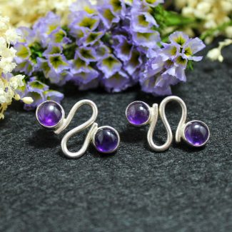 Pendientes Amatista