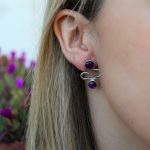 Pendientes Amatista