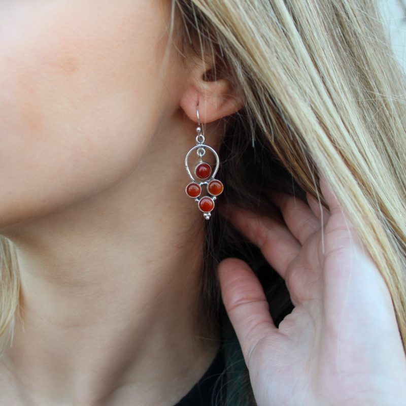Pendientes Cornalina Pendientes Cornalina
