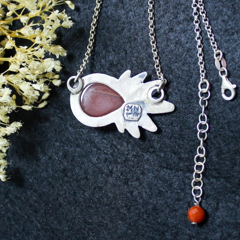 Collar Calcedonia Naranja Collar Calcedonia Naranja