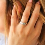 Anillo Aguamarina Fino