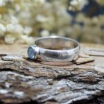 Anillo Aguamarina Fino