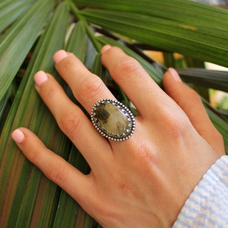 Anillo Prehnita