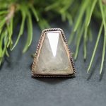 Anillo Cuarzo Rutilo Punta