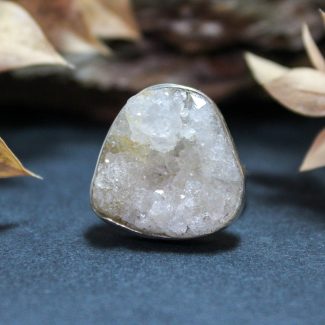 Anillo Cuarzo Drusa