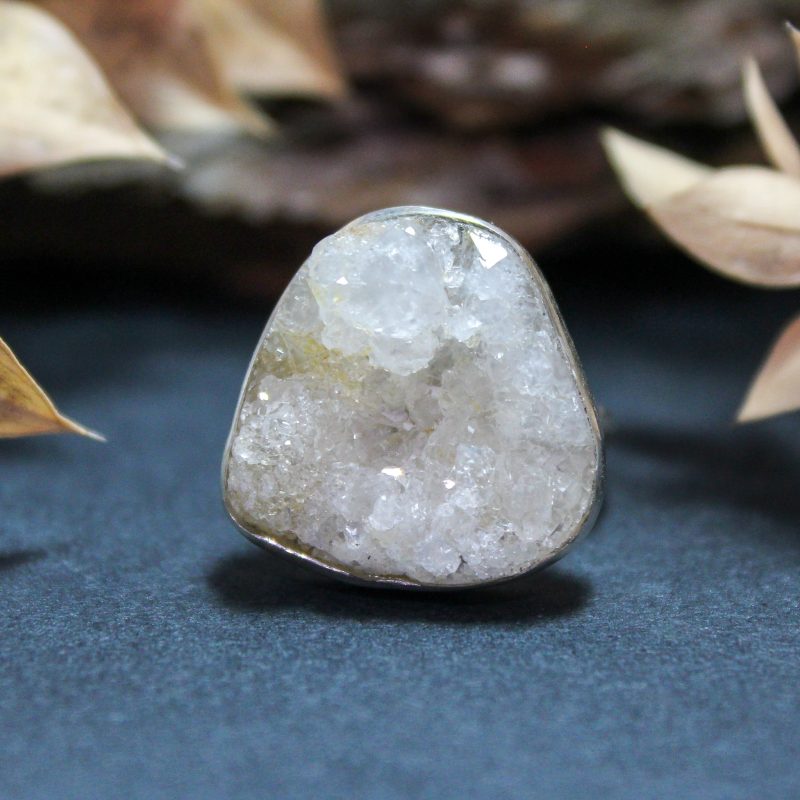 Anillo Cuarzo Drusa