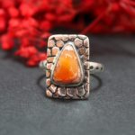Anillo Ópalo Fuego Pétalos