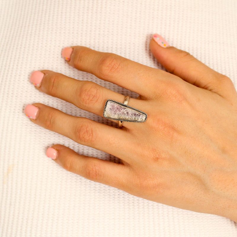 Anillo Mica Lepidolita