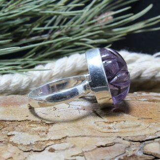 Anillo Amatista Flor