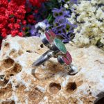 Anillo Rubí, Esmeralda y Perla