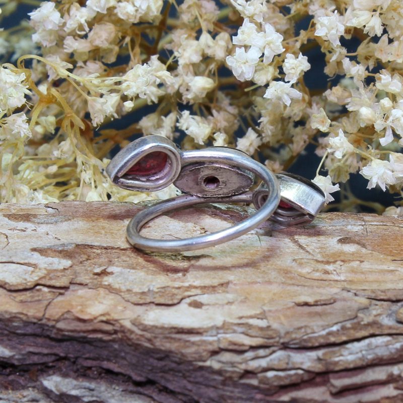 Anillo Granate Tres Anillo Granate Tres