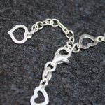 Tobillera Corazones