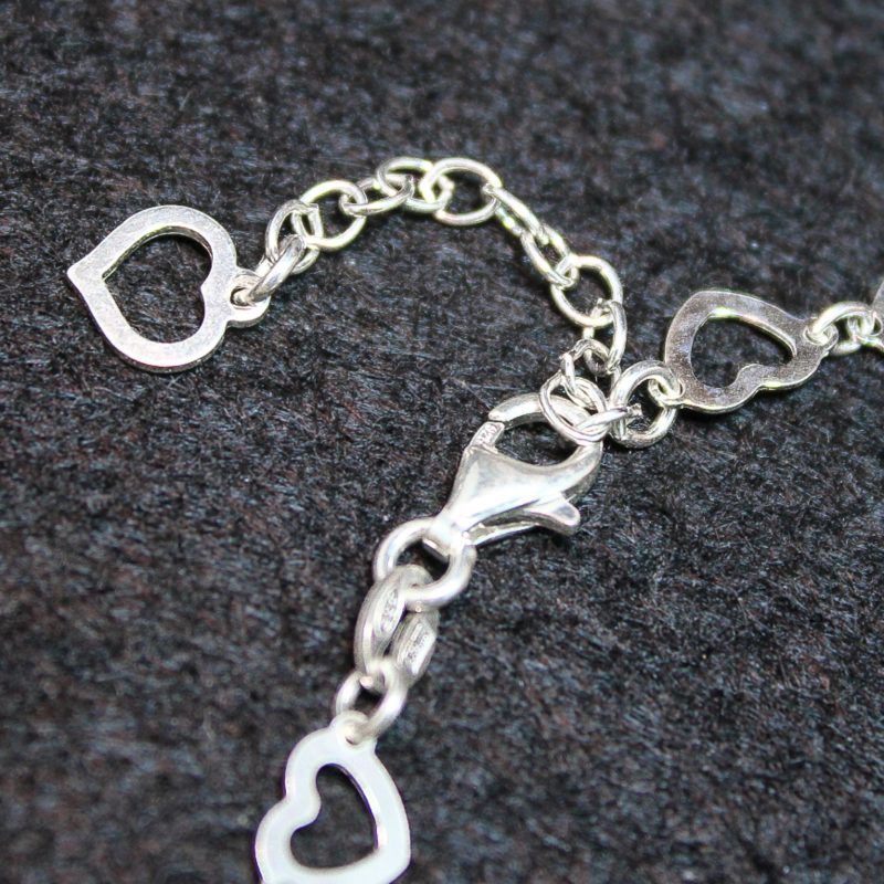 Tobillera Corazones