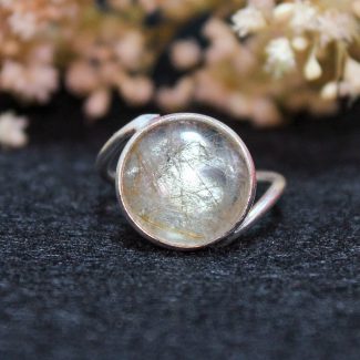 Anillo Cuarzo Rutilado