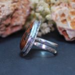 Anillo Obsidiana Caoba
