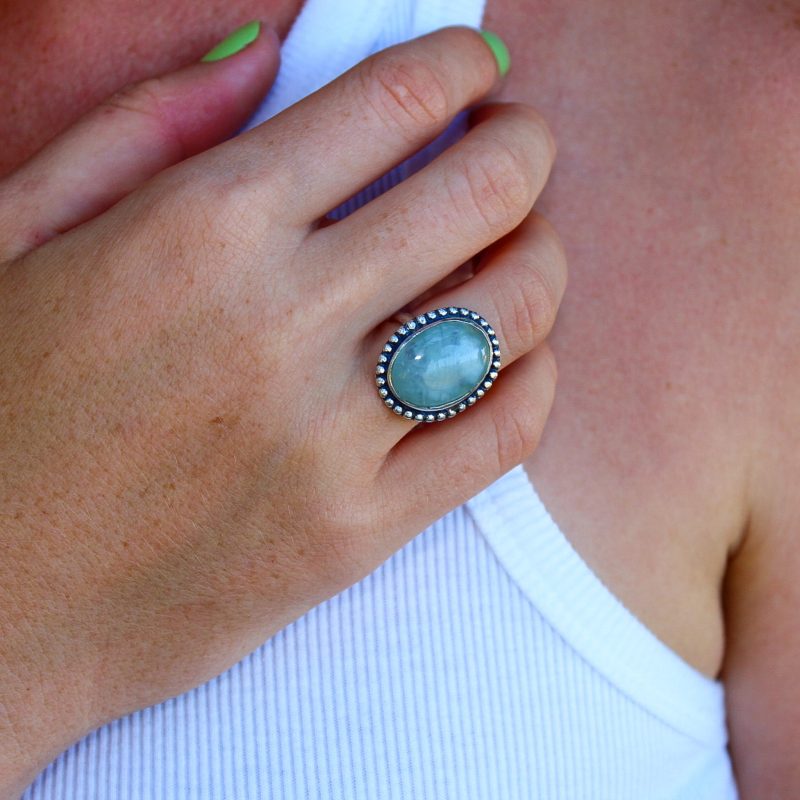 Anillo Aguamarina Anillo Aguamarina