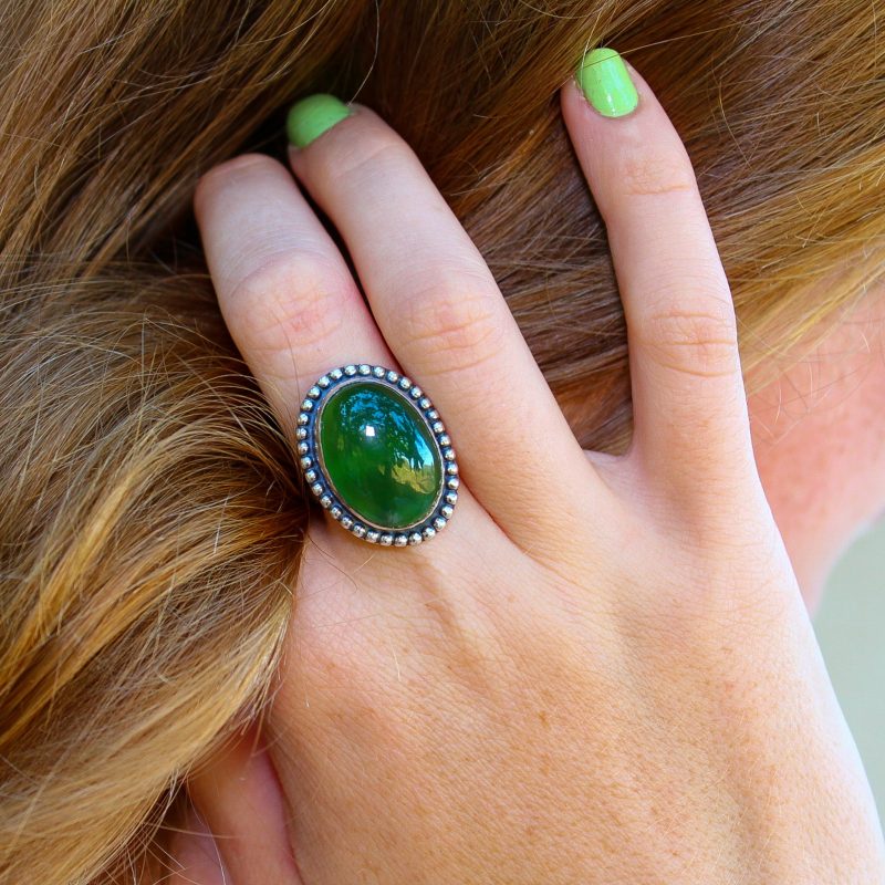 Anillo Jade Grabado Anillo Jade Grabado