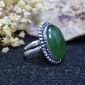 Anillo Jade Grabado