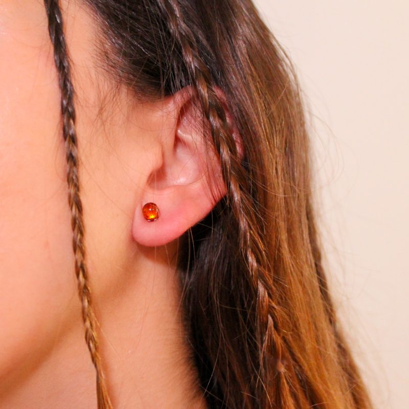 Pendientes Ámbar Bola Pendientes Ámbar Bola