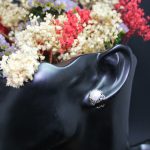 Pendientes Perlas Flores