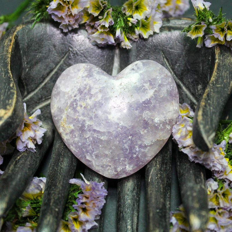 Corazón Lepidolita