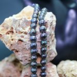 Collar Perlas Negras