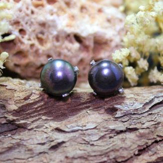 Pendientes Perla Negra