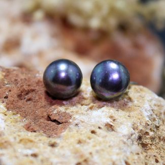 Pendientes Perla Negra