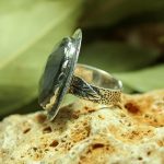 Anillo Labradorita Grabado