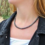 Collar Perlas Negras
