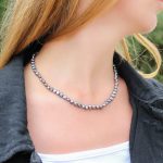 Collar Perlas Negras