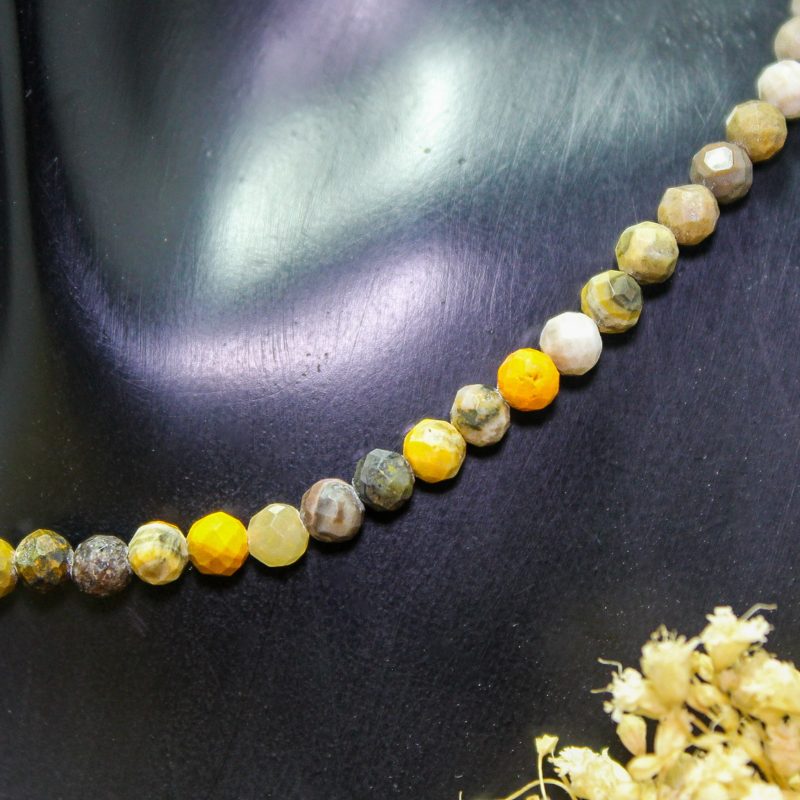 Collar Jaspe Abejorro 3mm