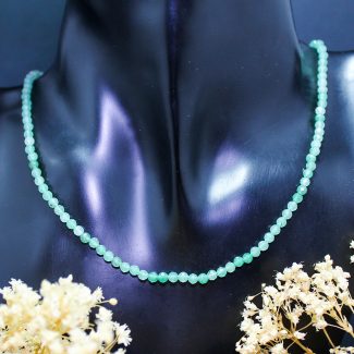 Collar Cuarzo Verde 3mm