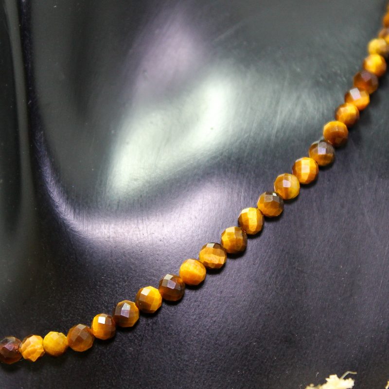 Collar Ojo de Tigre 3mm Collar Ojo de Tigre 3mm