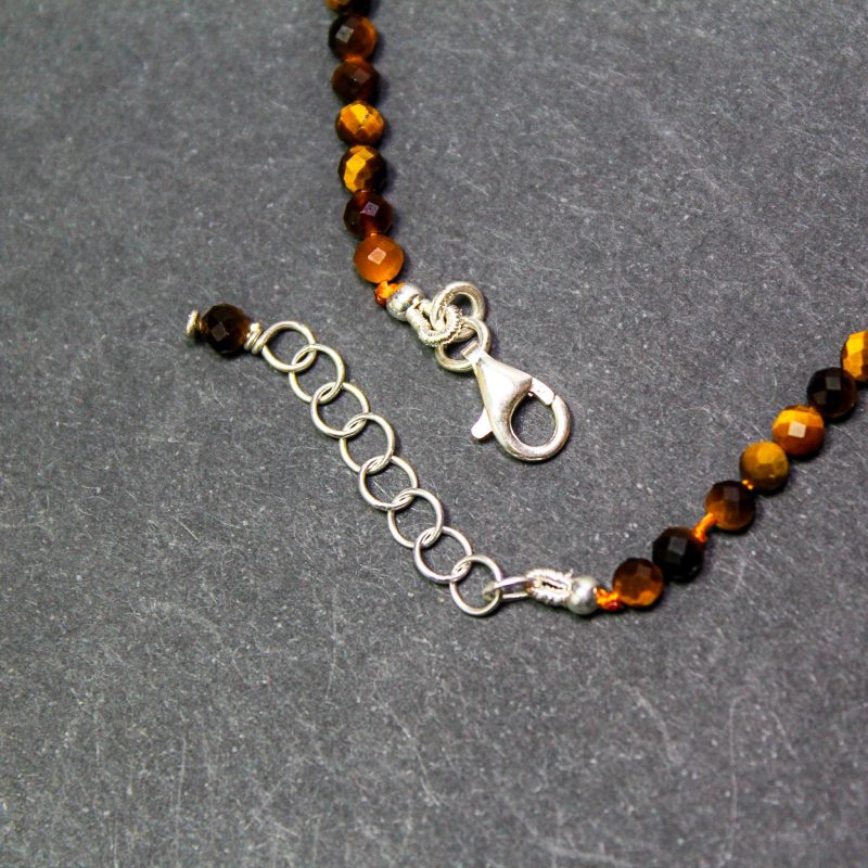 Collar Ojo de Tigre 3mm Collar Ojo de Tigre 3mm