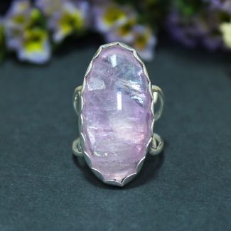 Anillo Fluorita Rosa