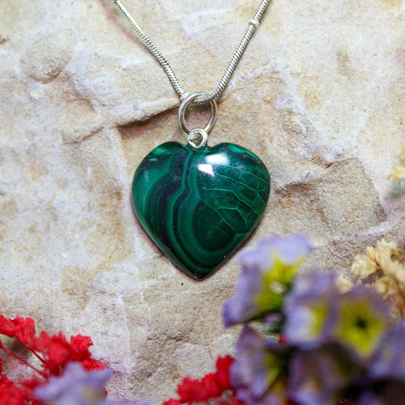 Colgante Malaquita Corazón Colgante Malaquita Corazón