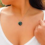 Colgante Malaquita Corazón