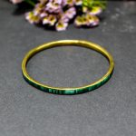 Pulsera Malaquita Bronce