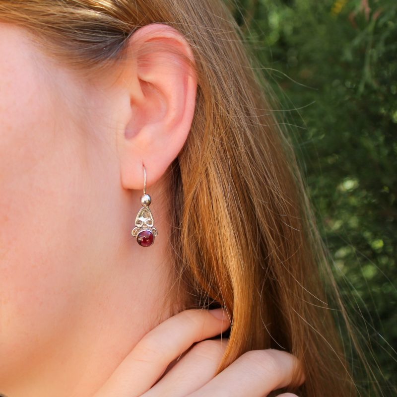 Pendientes Granate Pendientes Granate
