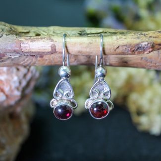 Pendientes Granate