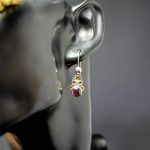 Pendientes Granate