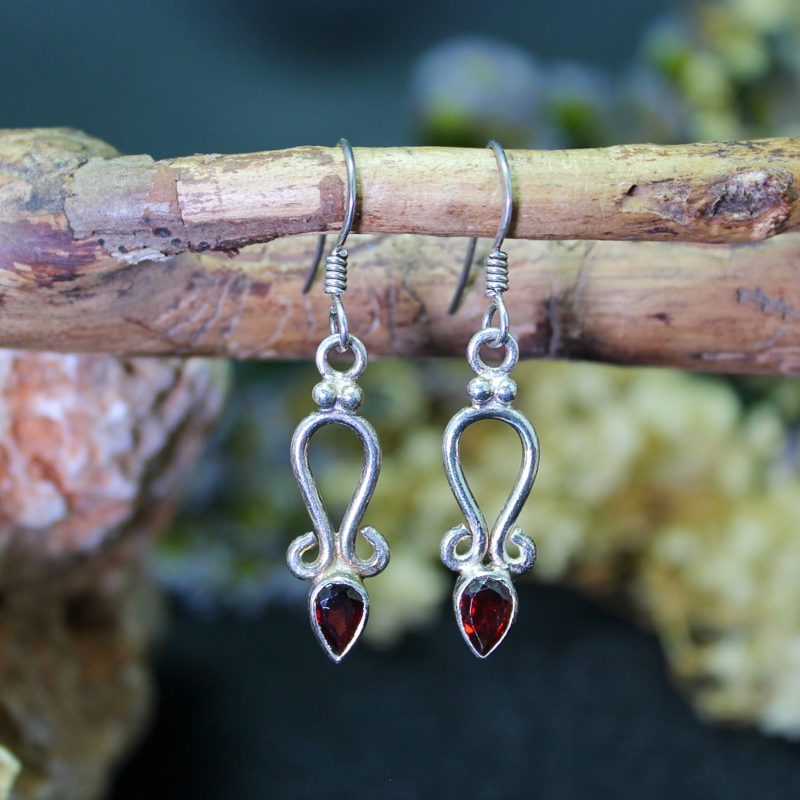 Pendientes Granate Pendientes Granate