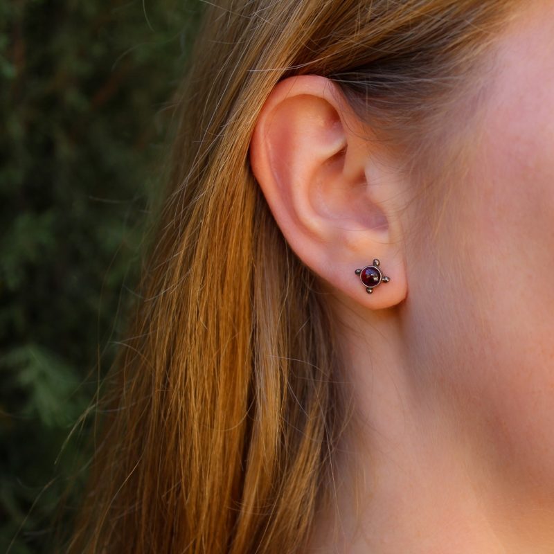 Pendientes Granate Pendientes Granate