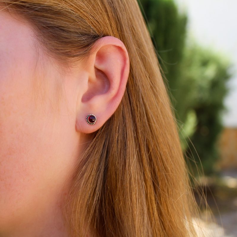 Pendientes Granate Pendientes Granate