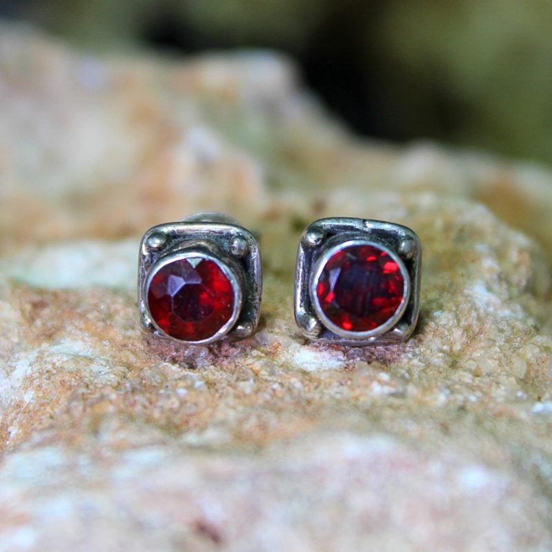 Pendientes Granate Pendientes Granate