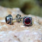 Pendientes Granate
