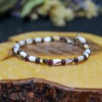 Pulsera Granate y Nácar