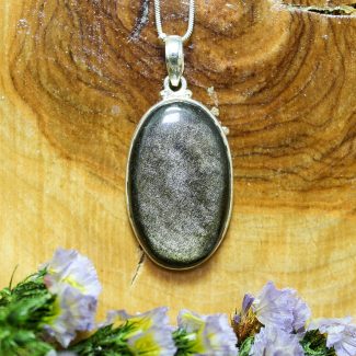 Colgante Obsidiana Dorada